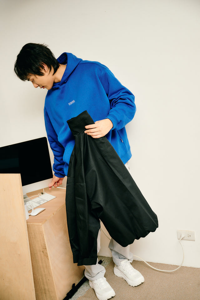 SEIZE - ANTISTATIC LOOSE FIT HOODIE - FLASH  BLUE