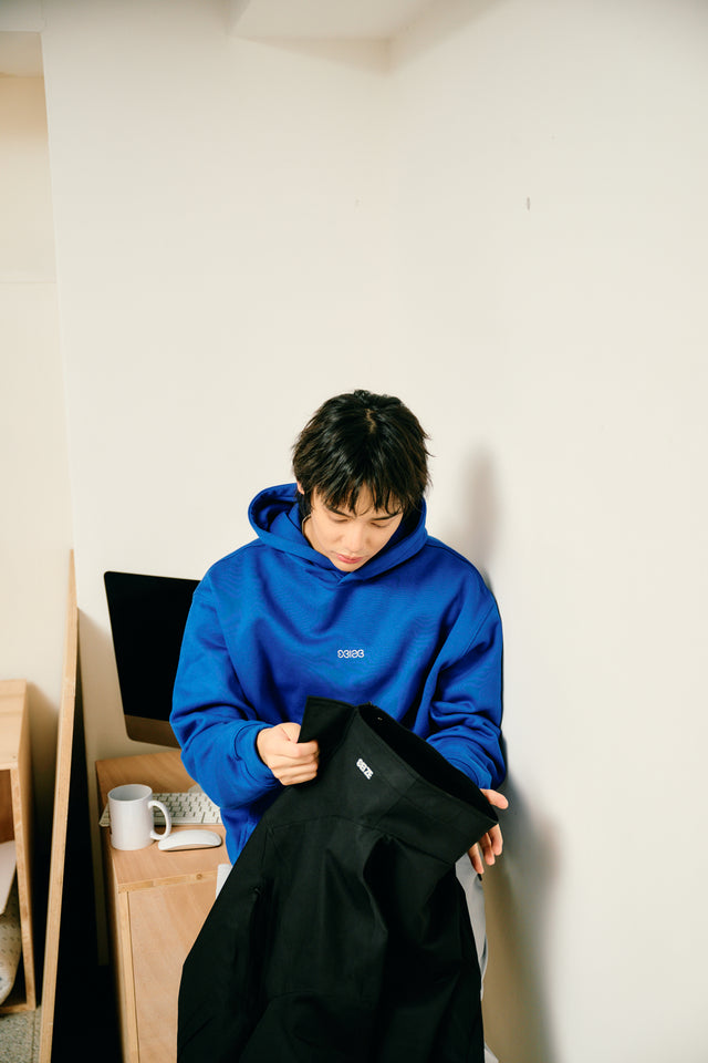 SEIZE - ANTISTATIC LOOSE FIT HOODIE - FLASH  BLUE