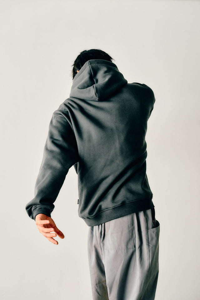 SEIZE - ANTISTATIC LOOSE FIT HOODIE - ETERNAL GREY