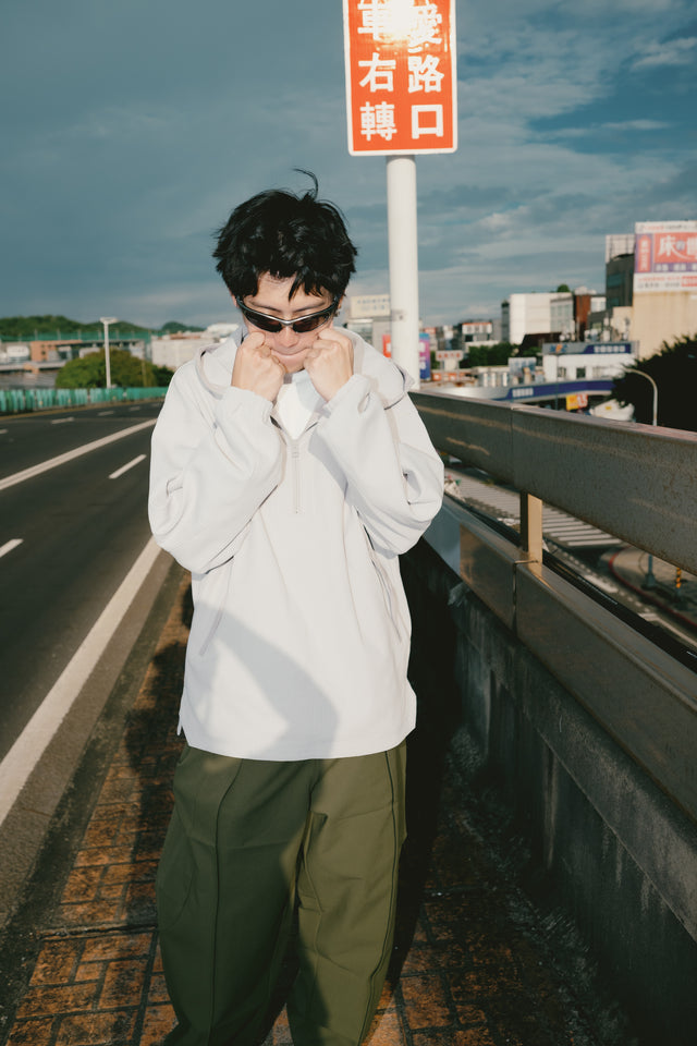 SEIZE - 003 AXIS TAPER UTILITY PANTS - EVERMOSS