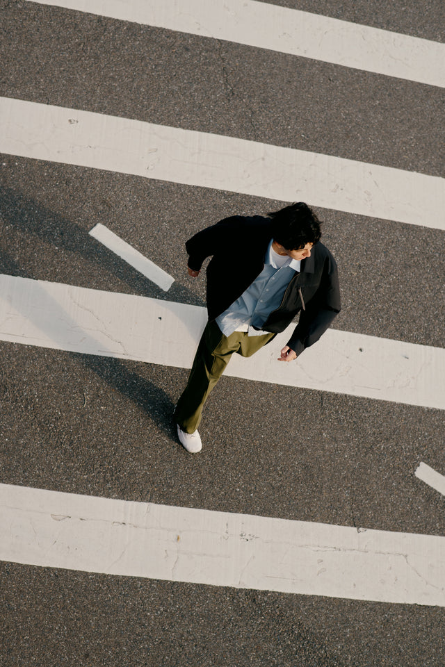 SEIZE - 003 AXIS TAPER UTILITY PANTS - EVERMOSS