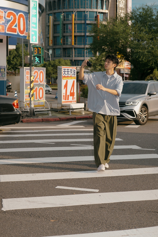 SEIZE - 003 AXIS TAPER UTILITY PANTS - EVERMOSS