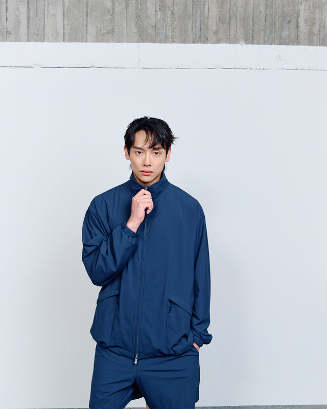 SEIZE -  GRIDFLOW UTILITY JACKET - DEEP CURRENT