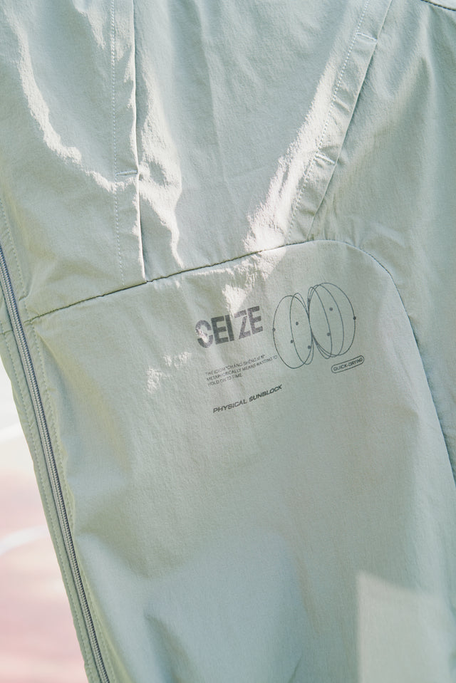 SEIZE - TECH AIRDRIFT SUN PROTECTION JACKET - WHITETEA GREY