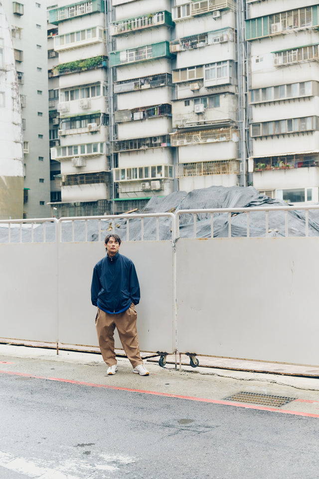 SEIZE - TWILL SUITING BALLOON PANTS - DUNE