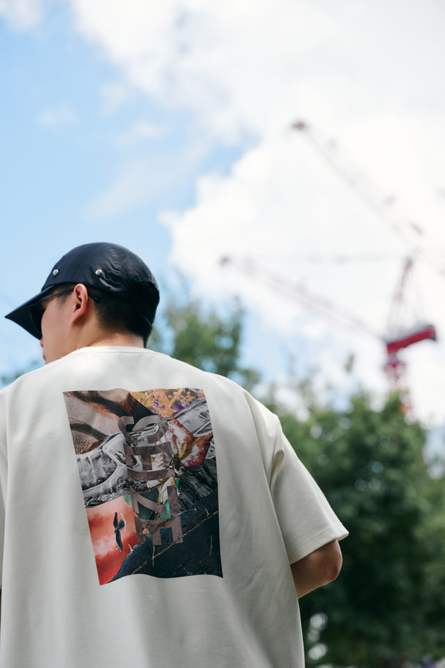 SEIZE - 2ND ANNIVERSARY ELEMENT LOGO TEE - CAMELLIA