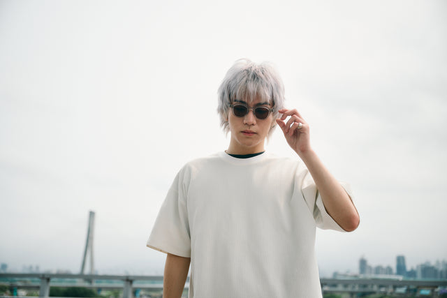 SEIZE - LIGHT WAFFLE S/S TEE - BLANK