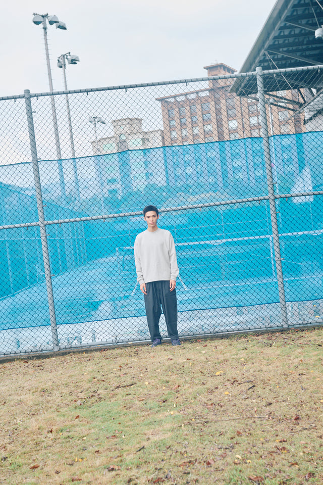 SEIZE - ANTISTATIC LOOSE FIT SWEAT CREW - OVERCAST