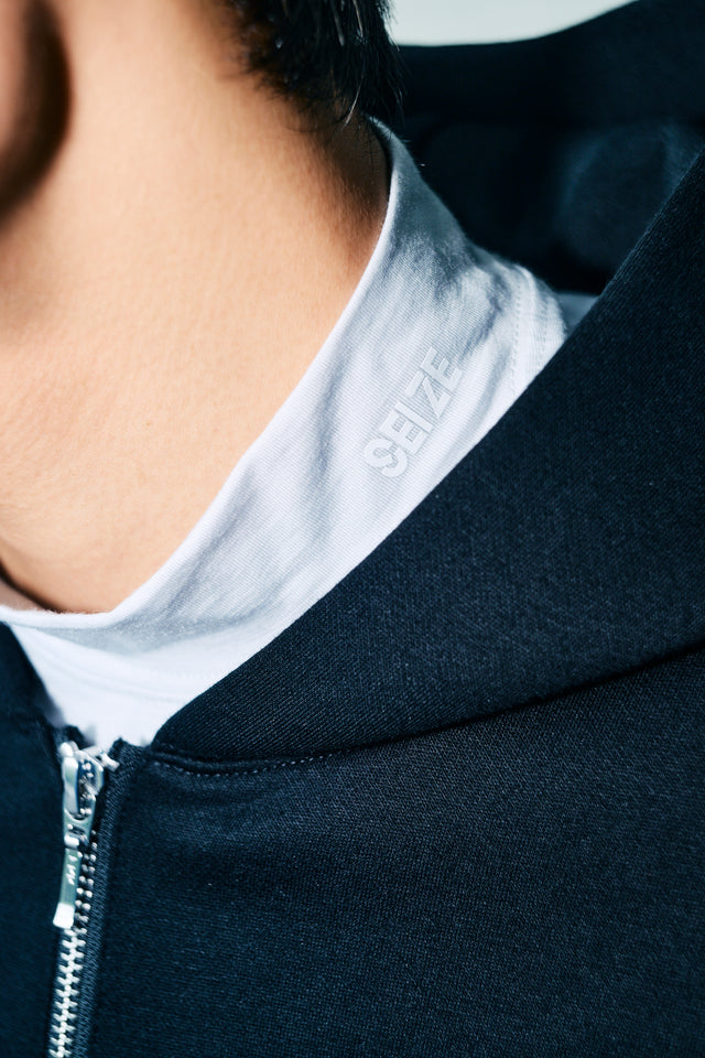 SEIZE - MERINO WOOL MOCK NECK - ICE