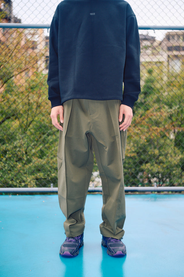 SEIZE - ANTISTATIC LOOSE FIT SWEAT CREW - CORE BLACK