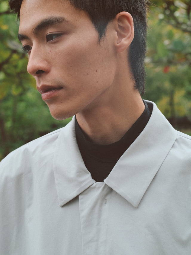 SEIZE - MERINO WOOL MOCK NECK - INK