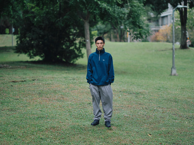 SEIZE - ANTISTATIC HALF ZIP S.C. PULLOVER - VINTAGE BLUE